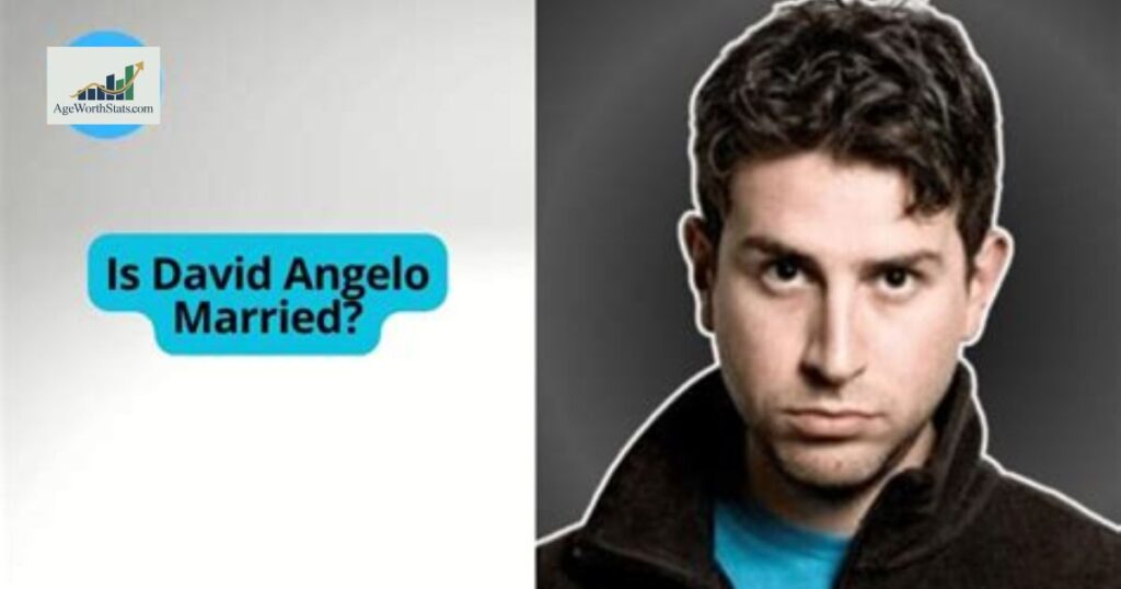 David Angelo comedian performing stand-up comedy on stage