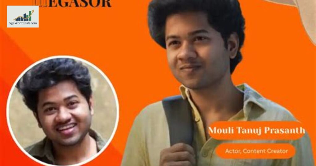 Telugu actor Mouli Tanuj Prasanth smiling portrait